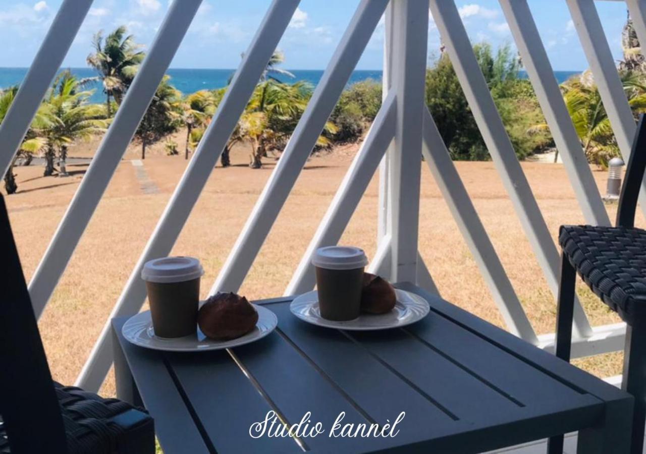 Charmant studio Kannèl au MANGANAO vue sur mer et panier d'accueil offert Saint-Francois  Esterno foto